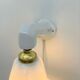 wall lamp old bathroom 1930 1940 opaline and porcelain legrand