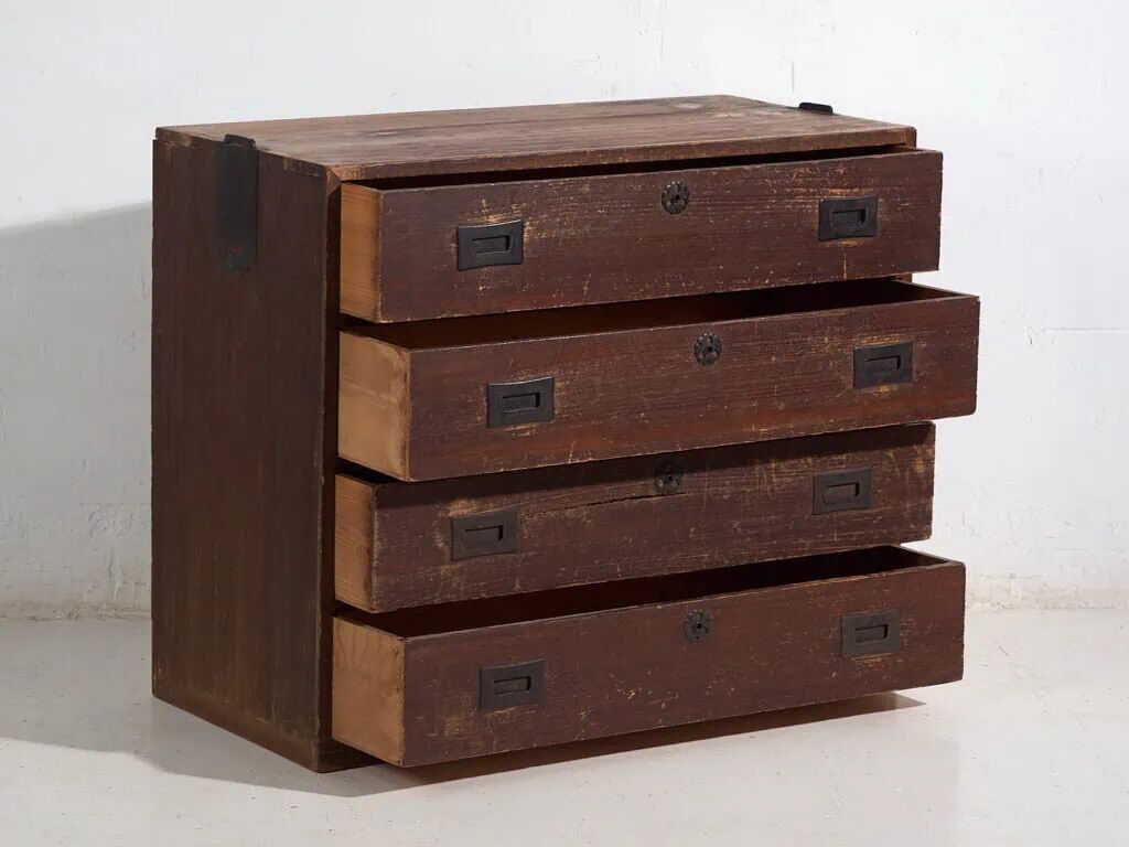 Antique Japanese chest of drawers – Meiji/Taishō period (c. 1890-1926) #50