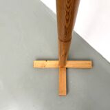 Free-standing coat rack in solid pine, Les Arcs, 1970s