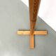 Free-standing coat rack in solid pine, Les Arcs, 1970s