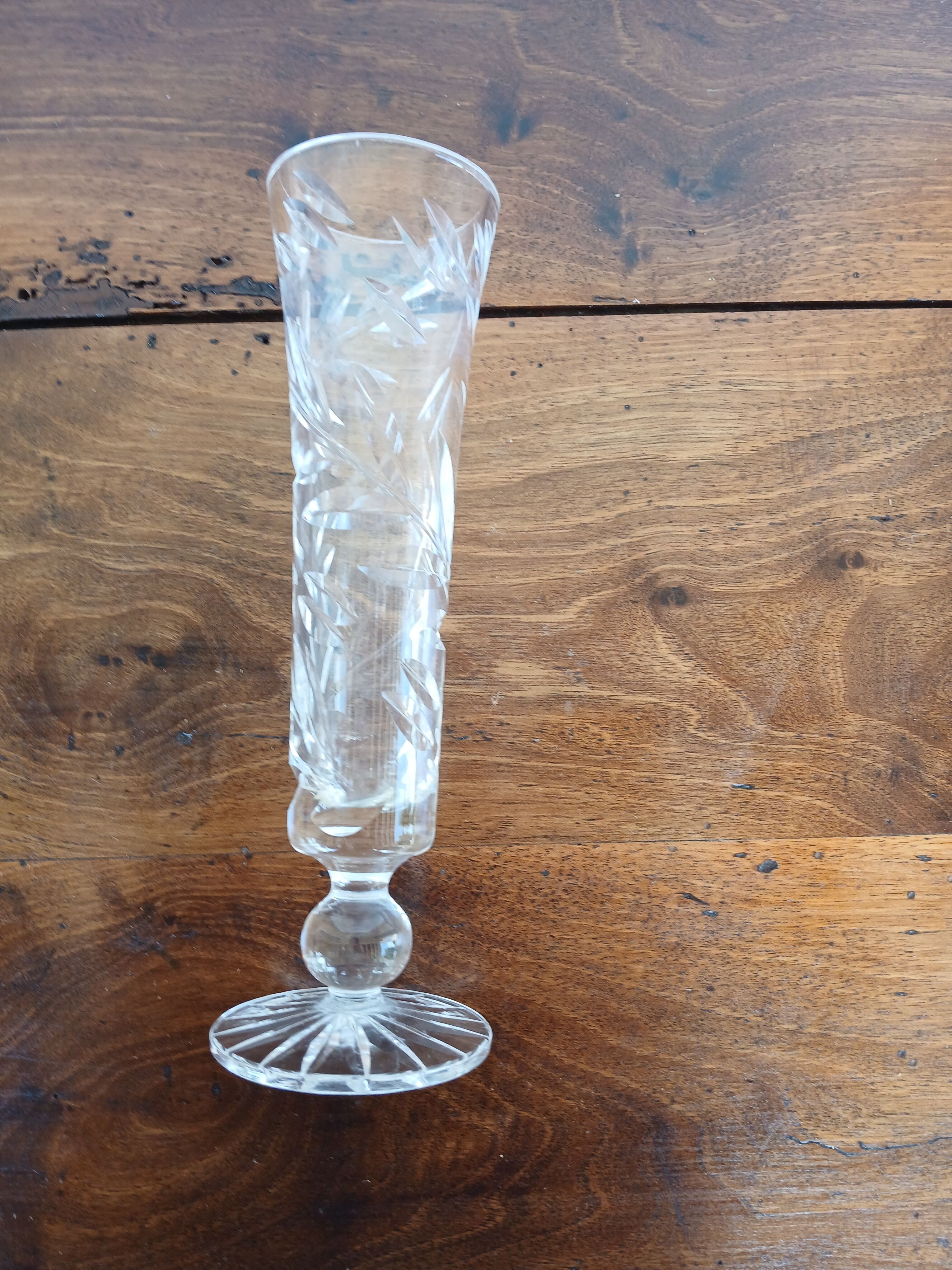 Baccarat crystal bud vase