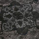 Handmade hi-low pile oriental 1980s 153 cm x 261 cm black rug