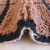 Contemporary Brown Rug - 256 x 216 cm