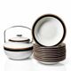 Vintage soup service from the 70s-80s Arabia Finland Reimari by Inkeri Leivo.