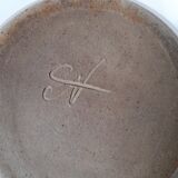 Pyrite stoneware teapot, signature to identify