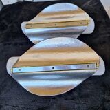 Paire d'appliques en verre de Murano