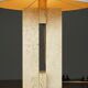 Mid-century table lamp in travertine, Italy, 1970s