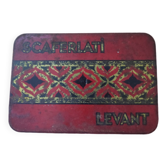 Boîte vintage Scaferlati Levant tabac