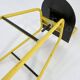 Il Bottone Yellow Adjustable and Swivel Bar Stool by Paolo Parigi for Heron Parigi, 1980