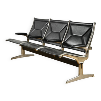 Eames Tandem Sling Seating Bench (3 seats) Herman Miller