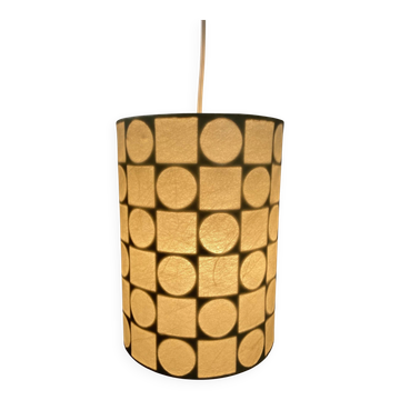 Cylindrical suspension Cocoon by Goldkant, Germany, 1960s
