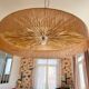 Pendant lamp Raphia Parasol with fringes