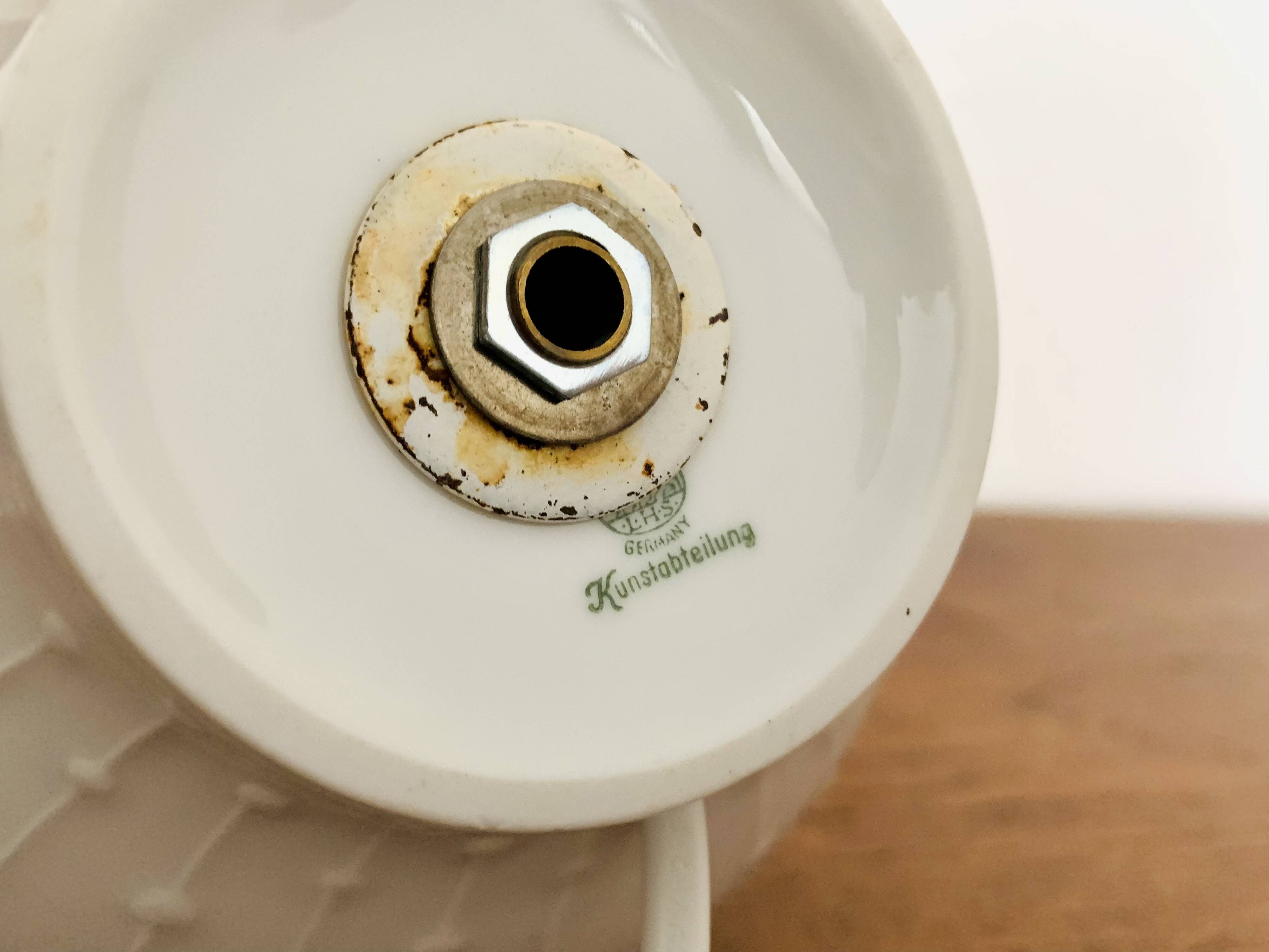 Porcelain Table Lamp by Hutschenreuther Art Department