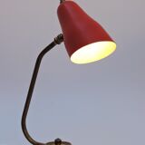Vintage tole and brass design office lamp