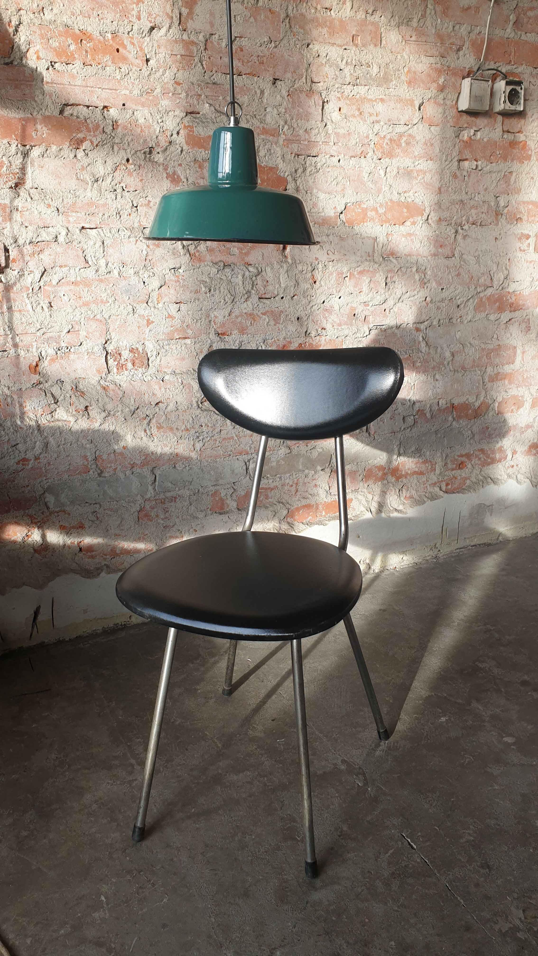 Vintage Industrial Factory Ceiling Lamp from Wikasy A23, 1960s