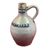 Bottle with handle brandy sandstone of Alsace 20th