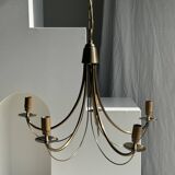 Modern metal chandelier with 5 lights
