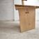 Chair sculpture in solid ash