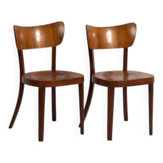 Chaises en bois courbé de style rétro (vers 1950). Ensemble de 2 pièces #3