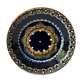 Decorative ceramic plate