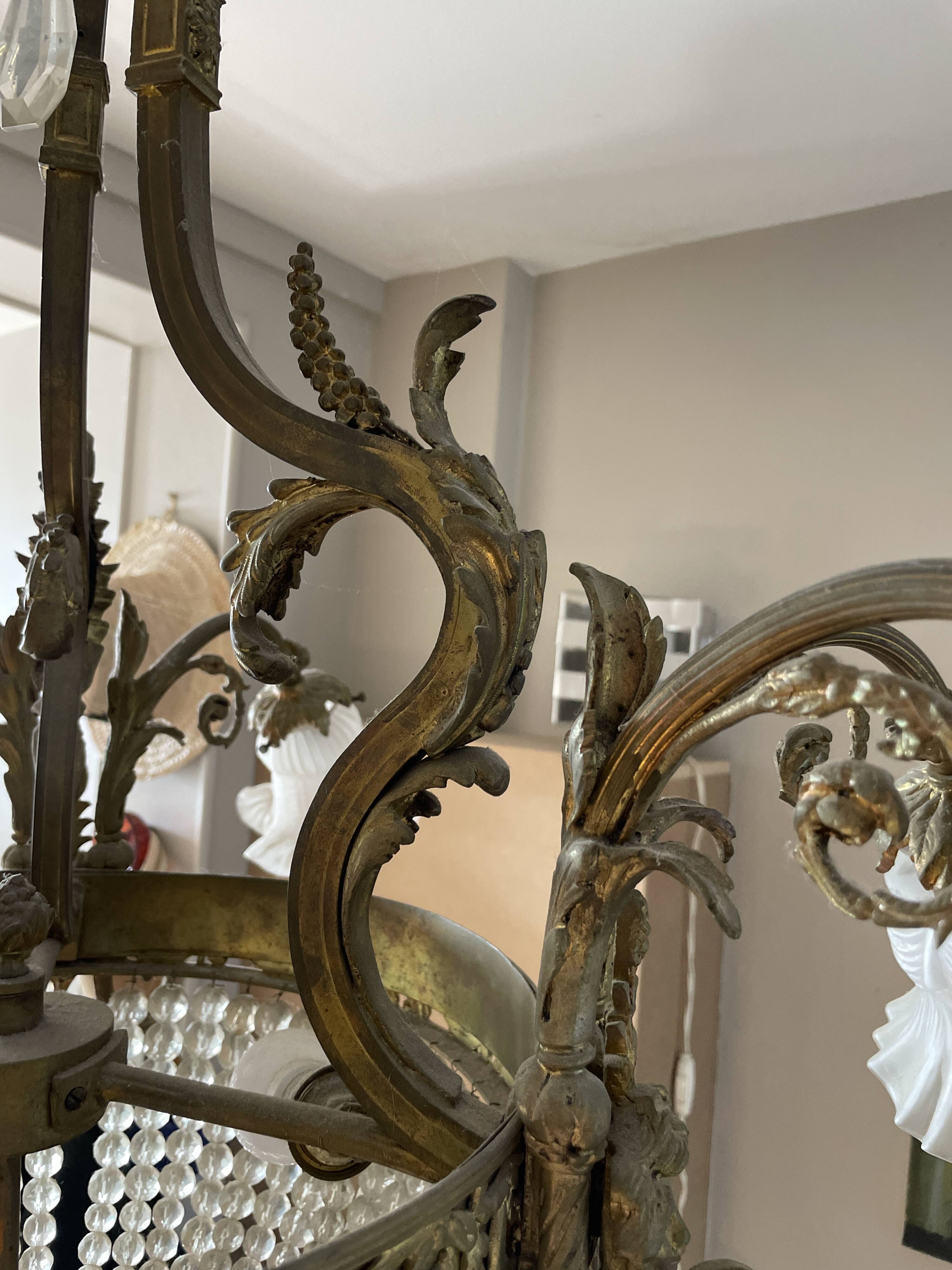Antique chandelier early 20th century