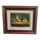 Nature morte, huile sur panneau, classique