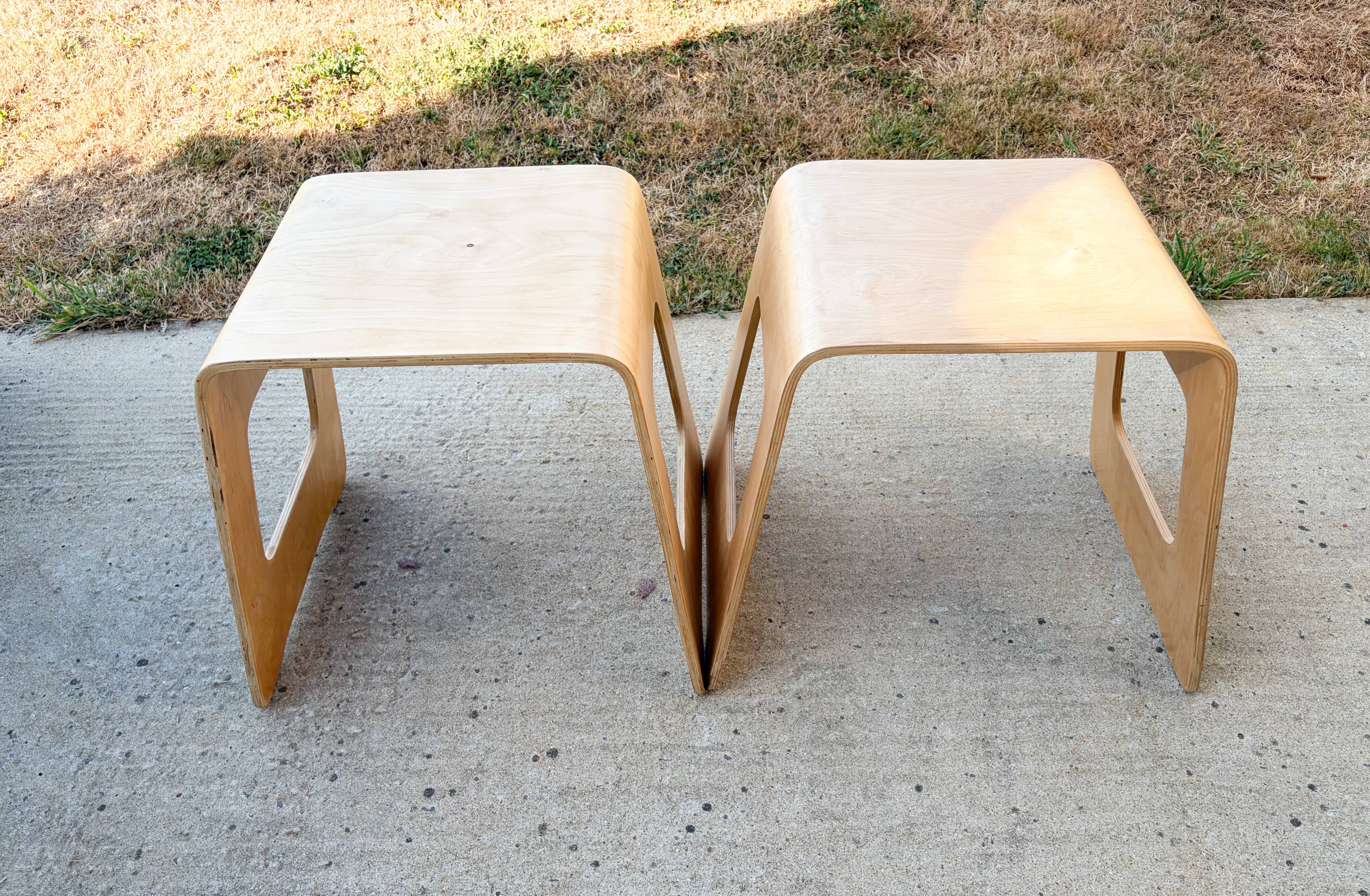 2 stools by Lisa Norinder for IKEA, 1990s