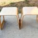 2 stools by Lisa Norinder for IKEA, 1990s
