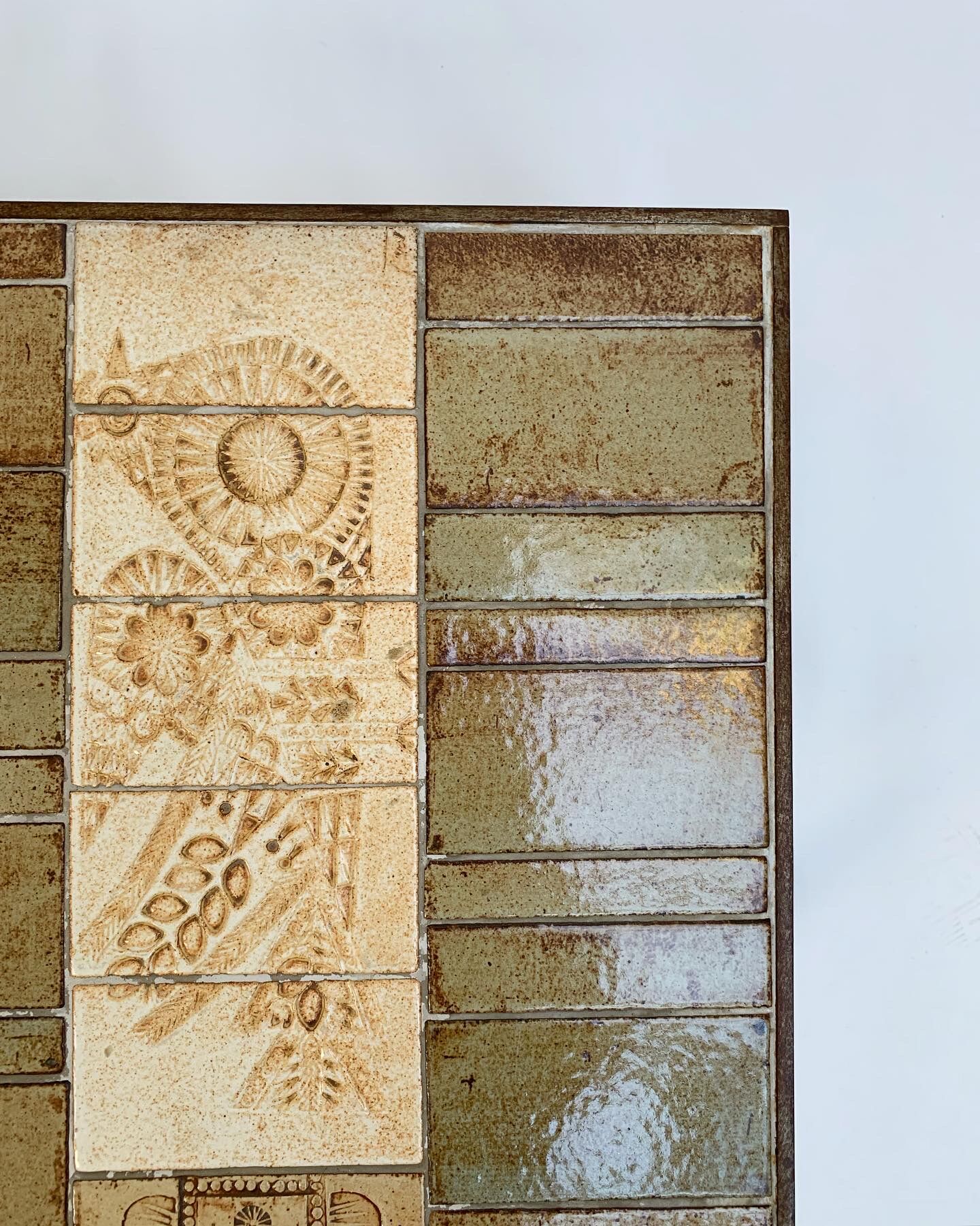 Ceramic coffee table Jean Derval Roger Capron