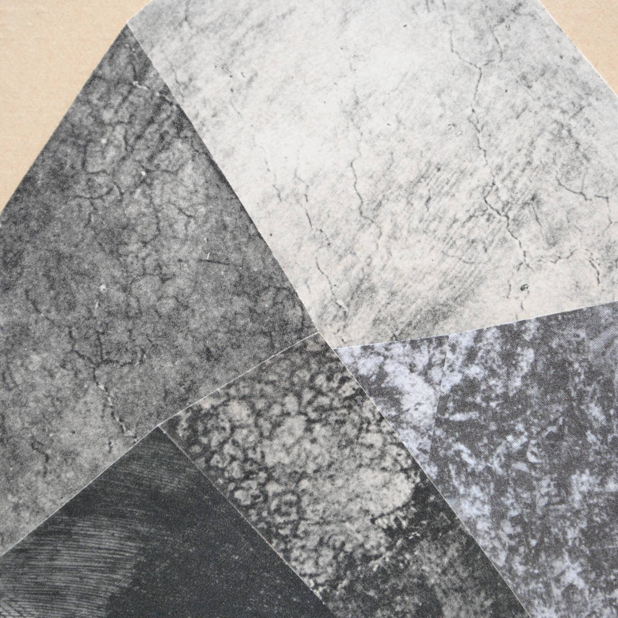 Collage on paper • MINERALOGY I