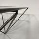 Table low vintage 60s/70s design steel wire