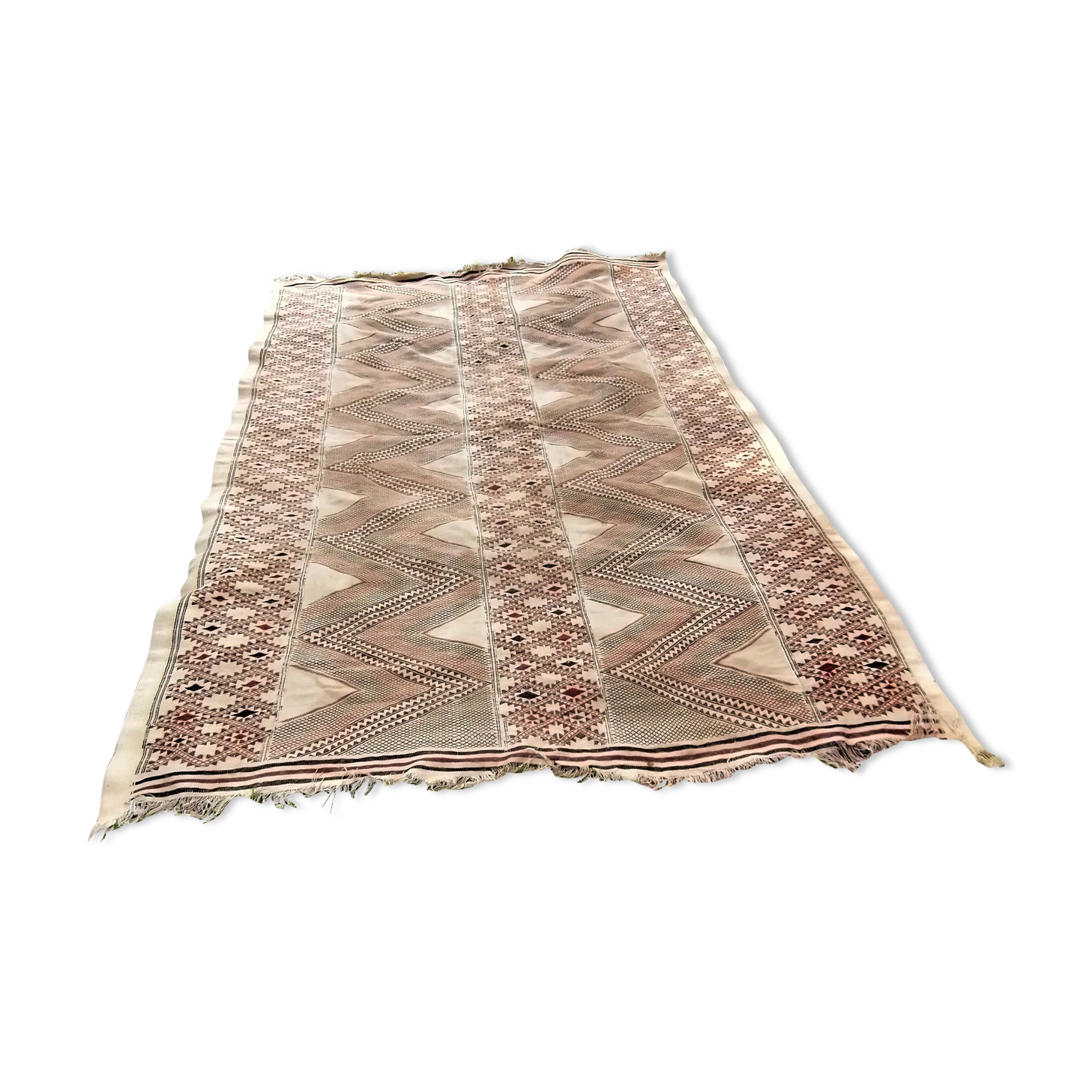 -oriental carpet. kilim. north africa. (305 x 200)