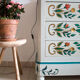Solid wood chest of drawers