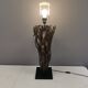Designer table lamp/floor lamp, made from driftwood.