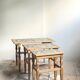 Henning Kjærnulf set of three oak nesting tables for EG Kvalitets, Denmark 1960s