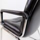 Set of 4 leather office chairs by Grahl
