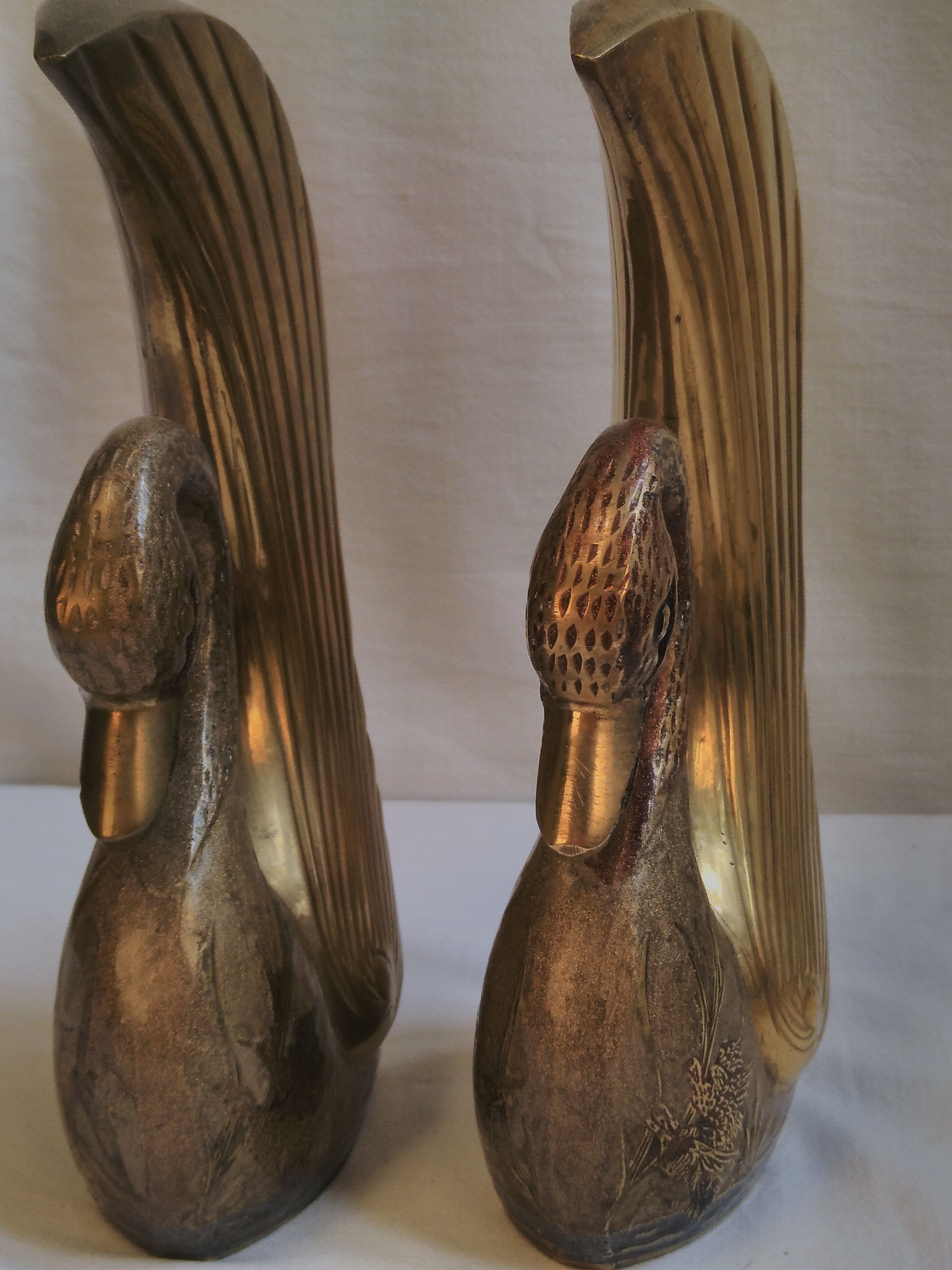 2 serres livres art deco en bronze