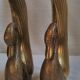 2 serres livres art deco en bronze