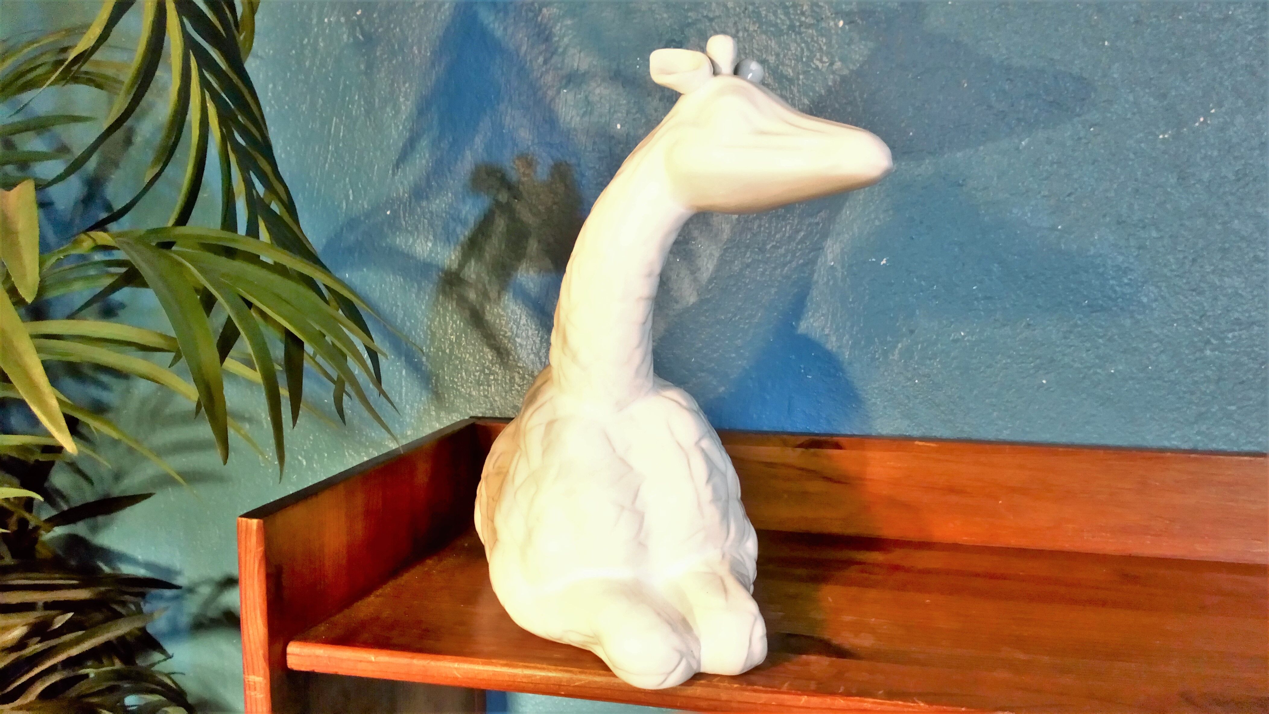 Cache pot céramique "Girafe" 1980