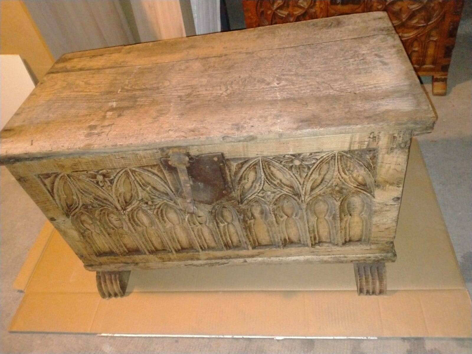 Ancient Gothic chest