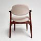 Padded cowhorn chair, 1970s