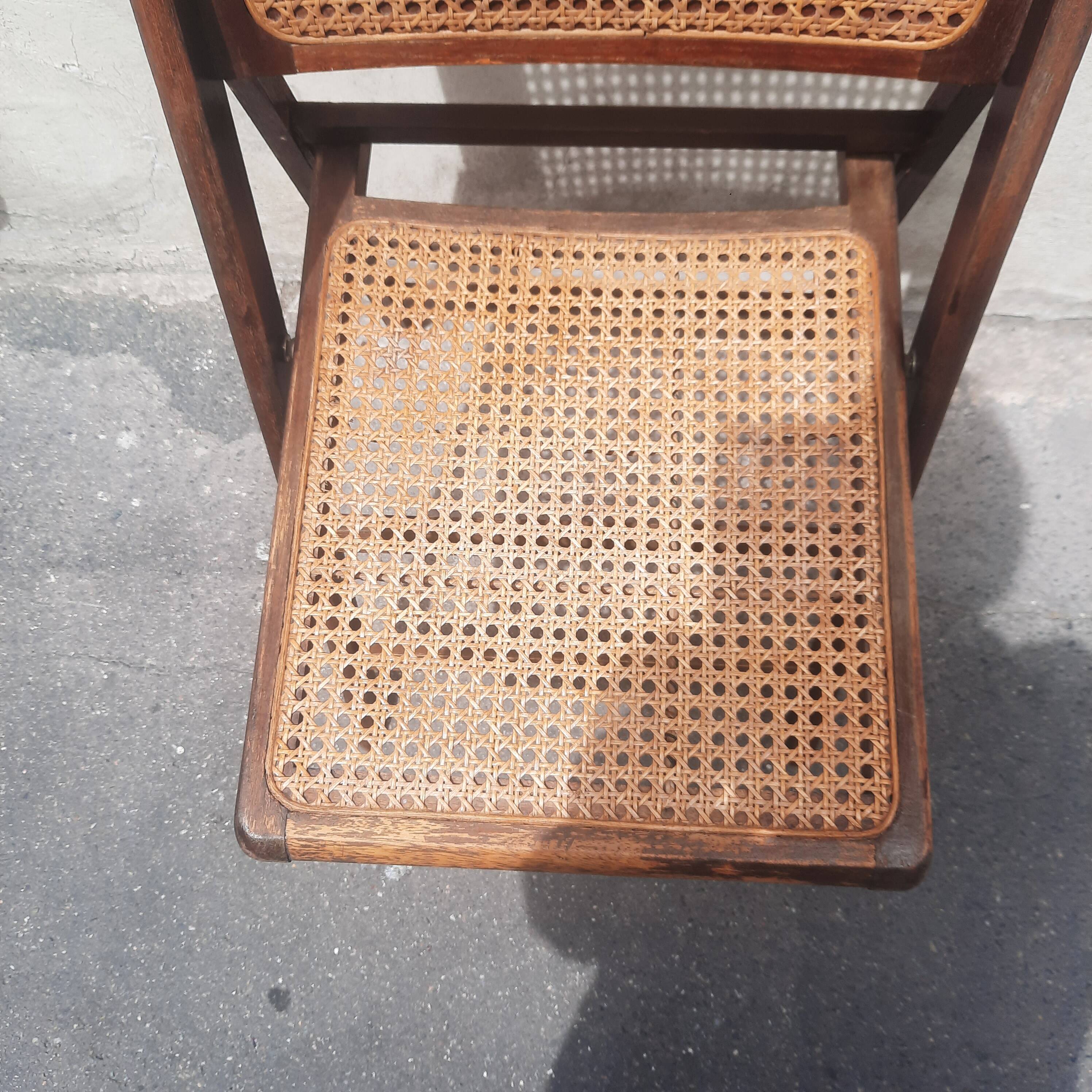 Chaise pliante vintage