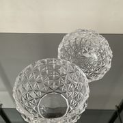 Vide-poche bonbonnière ananas vintage en cristal