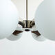 Silver Sputnik chandelier by Jaroslav Bejvl for Kamenický Šenov, 1970s