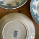 Old dessert service, compotier flat plates iron Prima Saint Amand