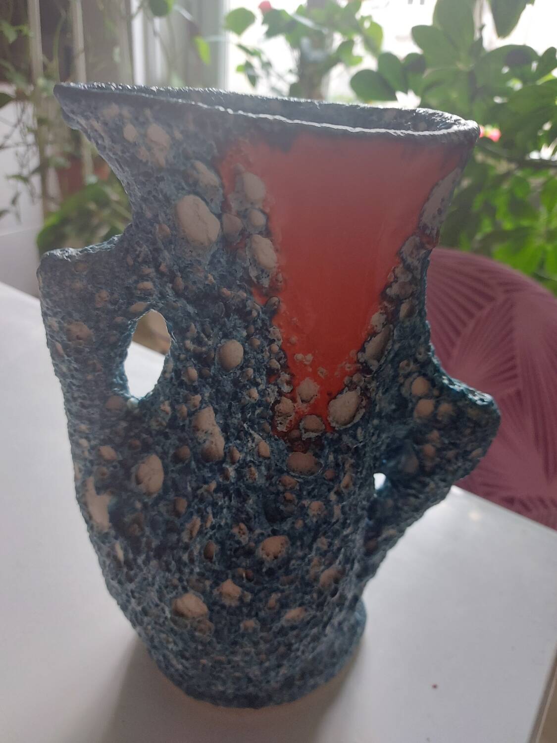 Ancien vase fatlava, style Vallauris