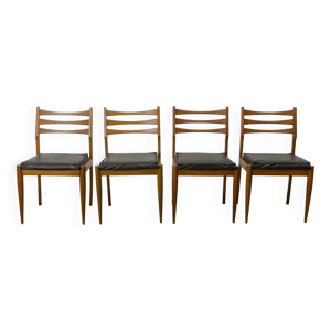 Chaises de salle à manger - massif 1960
