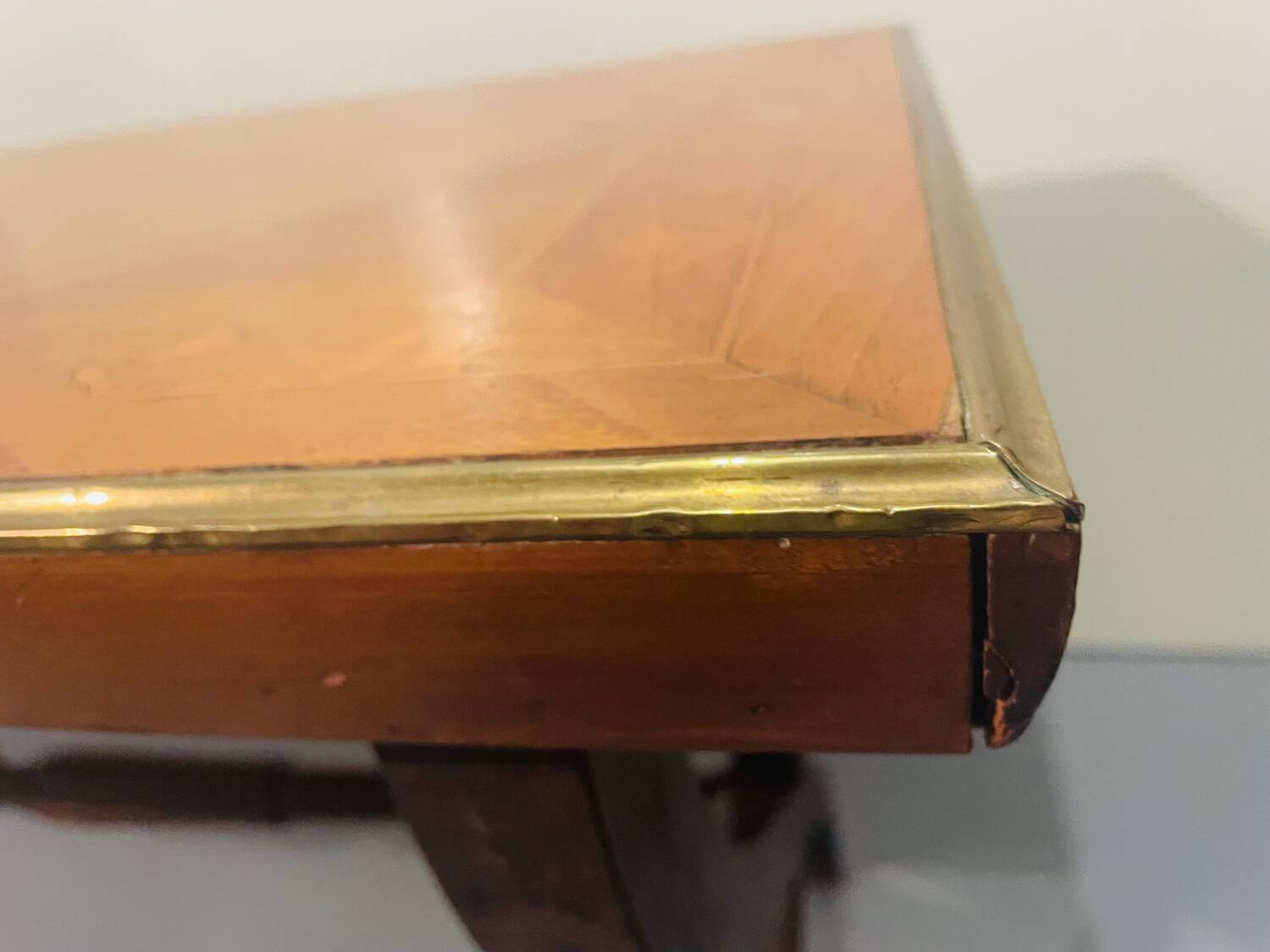 Neoclassical French Marquetry Coffee Table