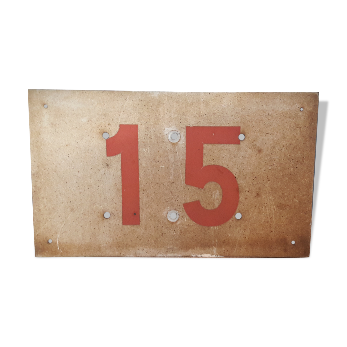 Authentic industrial plate 15