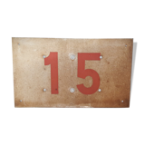 Authentic industrial plate 15